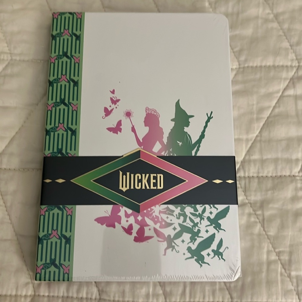 Universal Studios Wicked Hardcover Journal.